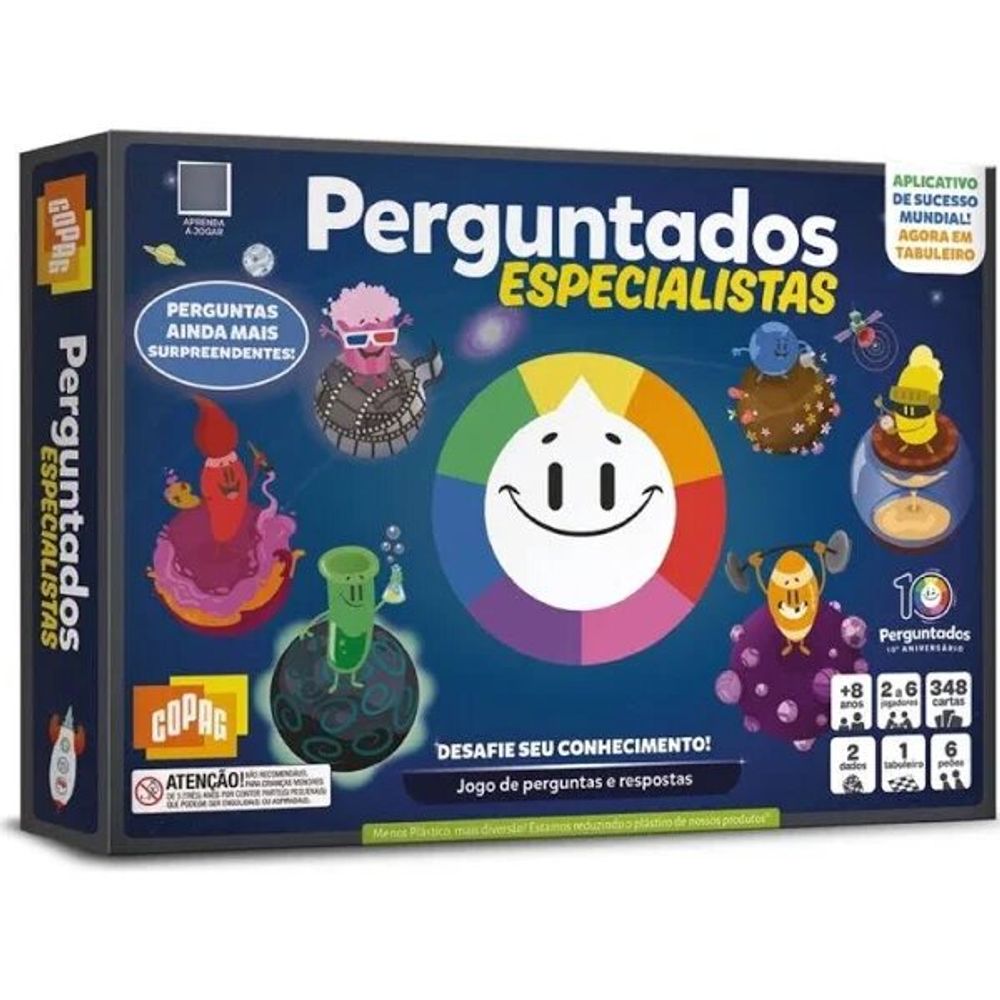 Jogo Perguntados Especialistas - Livrarias Curitiba