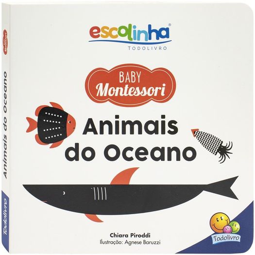 escolinha baby montessori - contrastes! animais do oceano