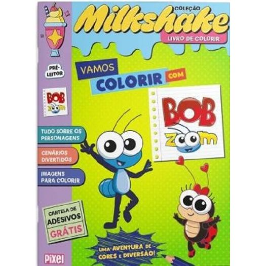milkshake - vamos colorir com bob zoom milkshake - vamos colorir com bob zoom