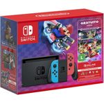 console nintendo switch + mario kart 8 deluxe + 3 meses ns online