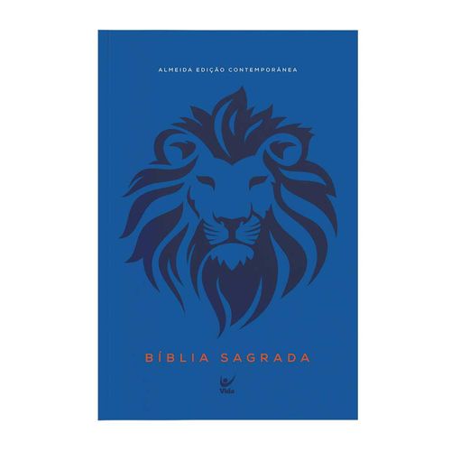 bíblia aec - letra grande - azul leão