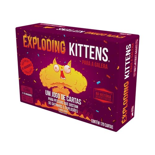 exploding kittens para galera - galápagos