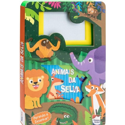 livro lousa mágica - animais da selva livro lousa mágica - animais da selva