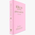 bíblia de estudo - joyce meyer - rosa - letra grande