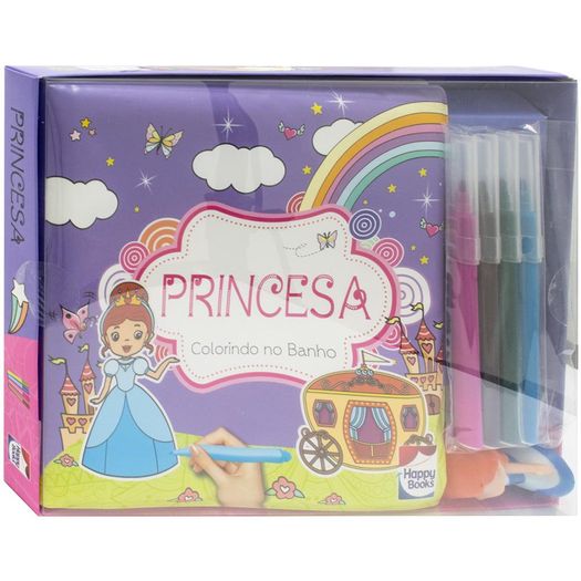 colorindo no banho - princesa colorindo no banho - princesa
