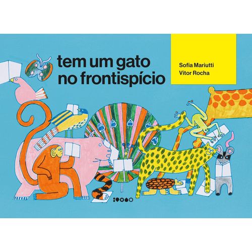 tem um gato no frontispício