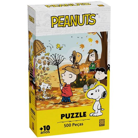 quebra-cabeça 500 peças snoopy peanuts grow