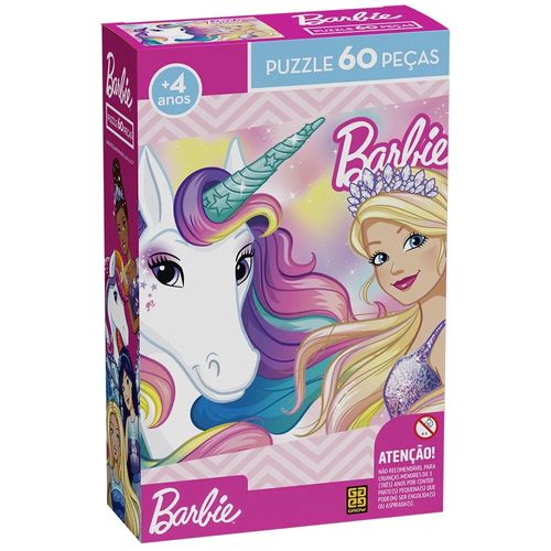 quebra-cabeça 60 peças barbie
