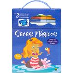 livro-kit mágico para colorir - seres mágicos livro-kit mágico para colorir - seres mágicos