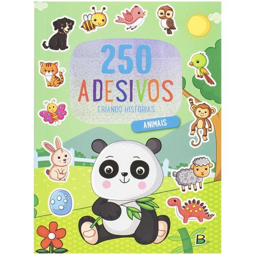 250 adesivos - criando histórias - animais
