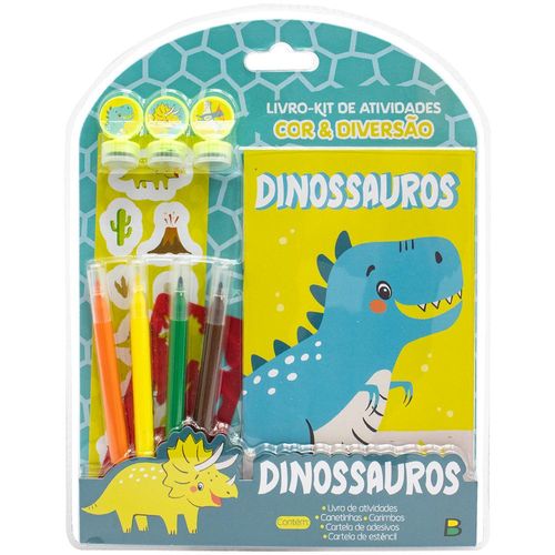 livro-kit de atividades - dinossauros