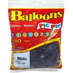 balões 7,0 liso preto 50un balões 7,0 liso preto 50un