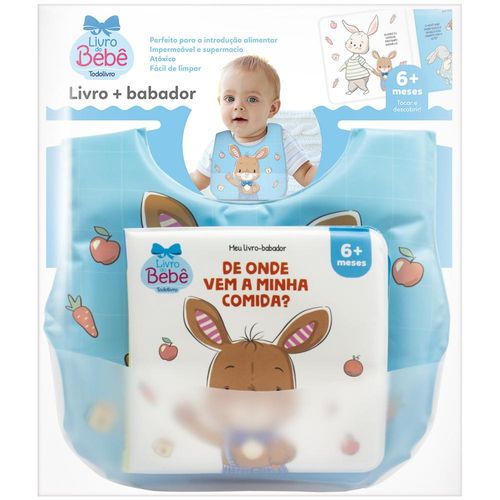 meu livro-babador - azul