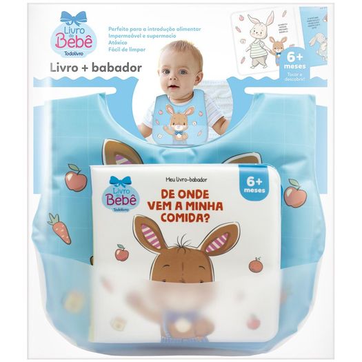 meu livro-babador - azul meu livro-babador - azul