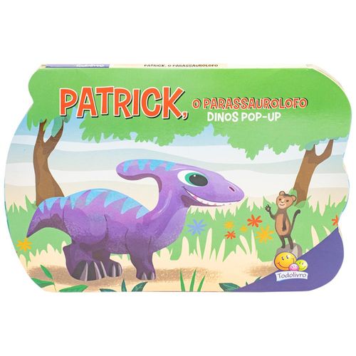dinos pop-up - patrick, o parassaurolofo