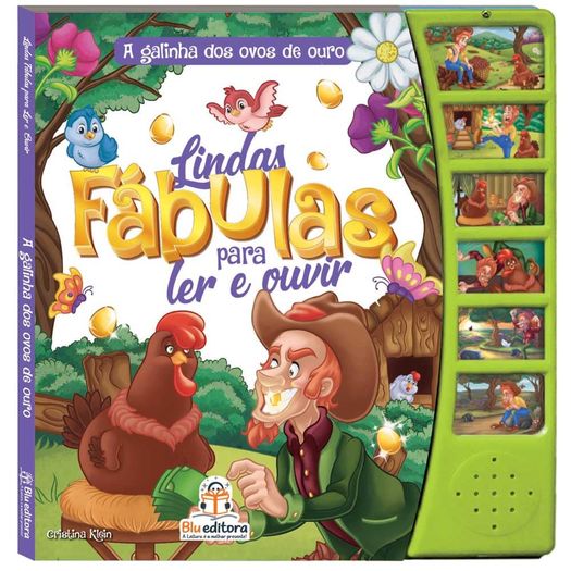 lindas fábulas para ler e ouvir - a galinha dos ovos de ouro lindas fábulas para ler e ouvir - a galinha dos ovos de ouro