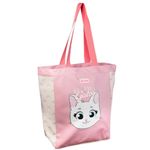 bolsa com alça shopping bag rosa eu amo gato bolsa com alça shopping bag rosa eu amo gato