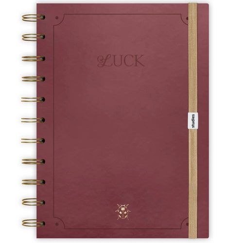 caderno universitário luck 110 folhas