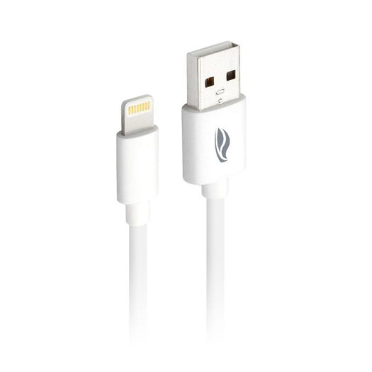 cabo usb-lightning 2m 2a (cb-l20wh) - c3tech cabo usb-lightning 2m 2a (cb-l20wh) - c3tech
