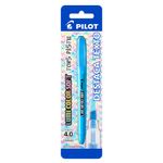 caneta marca texto azul lumi color tons pastel 024az pilot blister