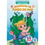 aventuras no fundo do mar - livro de colorir