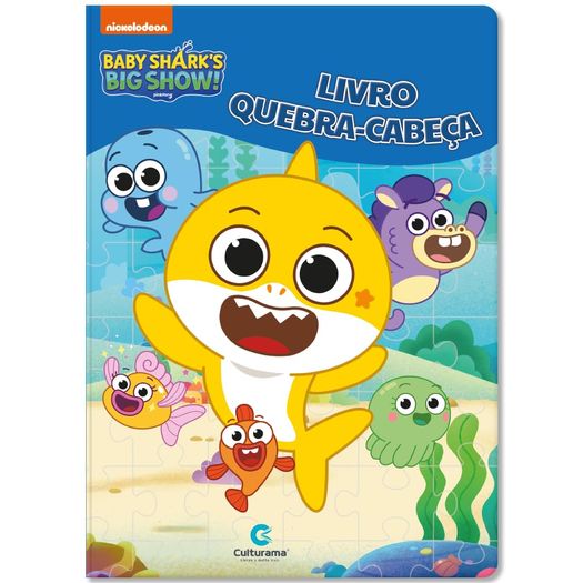 livro quebra-cabeça - baby shark big show
