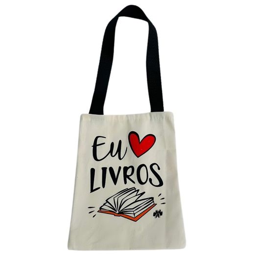 sacola tecido ecobag eu amo livros sacola tecido ecobag eu amo livros