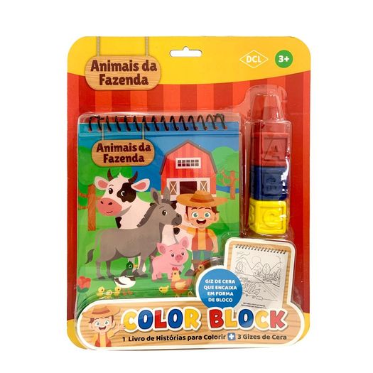 color block - animais da fazenda color block - animais da fazenda
