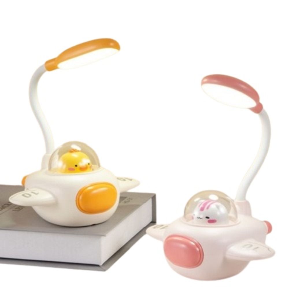 Luminária De Mesa Com Led Bichinho No Avião Cabo Usb Emilar Desconto Aqui