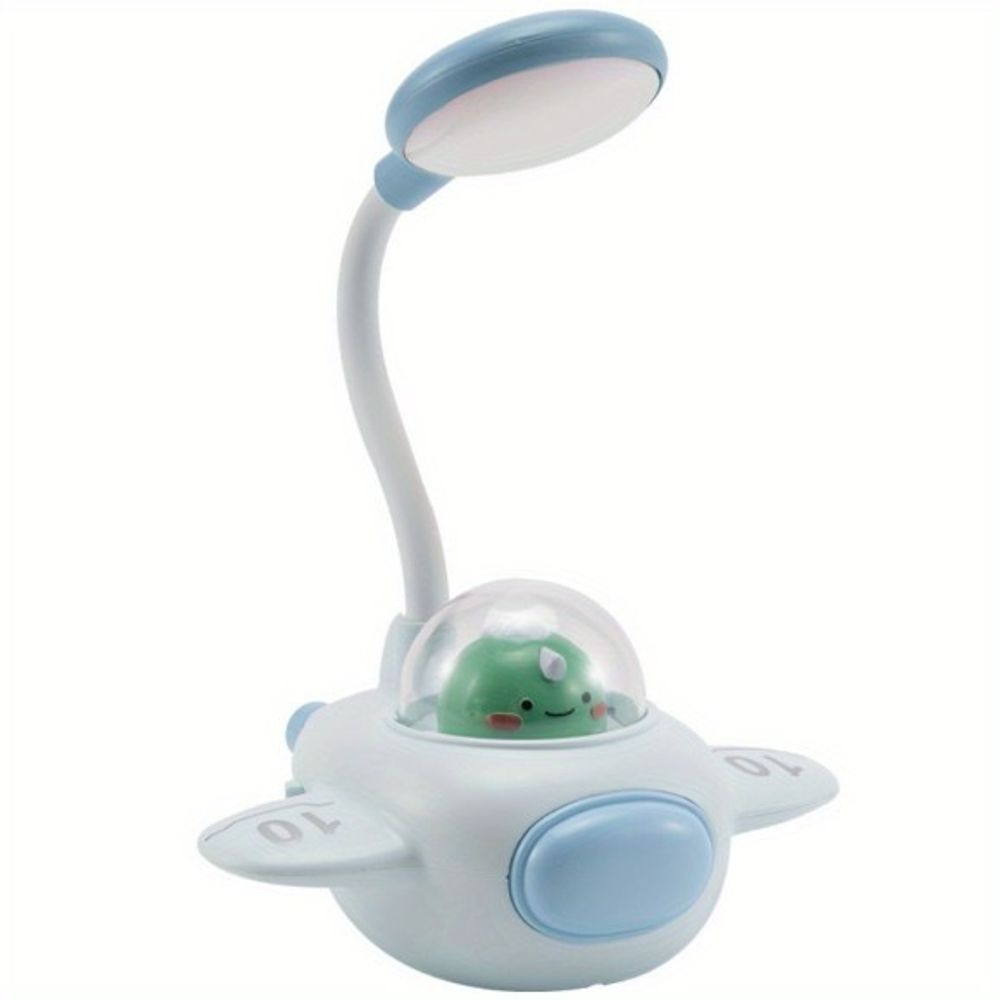 Luminária De Mesa Com Led Bichinho No Avião Cabo Usb Emilar Desconto Aqui