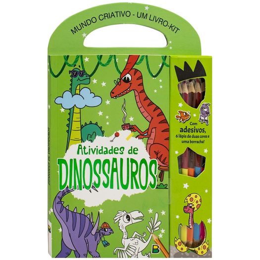 mundo criativo - um livro kit - atividades de dinos mundo criativo - um livro kit - atividades de dinos