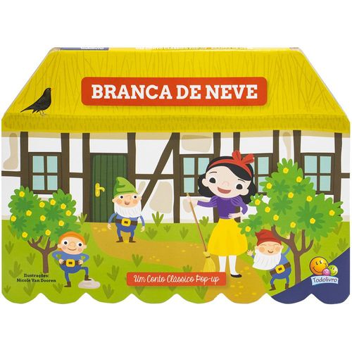 um conto clássicos pop up - branca de neve