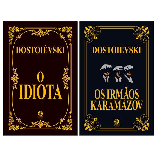 grandes obras dostoiévski - edição de luxo almofada - 2 livros