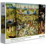 quebra-cabeça 2000 peças hieronymus bosch o jardim das delícias terrenas game office toyster