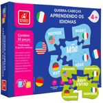 quebra-cabeça 30 peças aprendendo idiomas