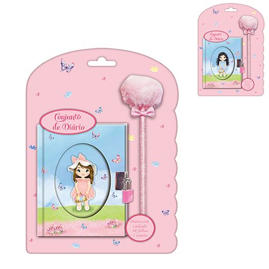 diário com chave e caneta pompom diversos modelos diário com chave e caneta pompom diversos modelos