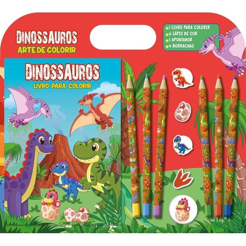 arte de colorir - dinossauros