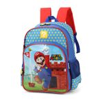 mochila com alça super mario estrela azul mochila com alça super mario estrela azul