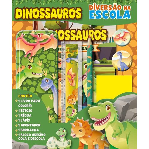 diversão na escola - dinossauros