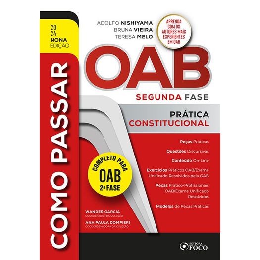 como passar na oab 2ª fase - prática constitucional como passar na oab 2ª fase - prática constitucional