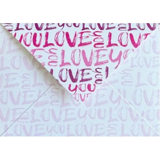 cartão love you mini cartão love you mini