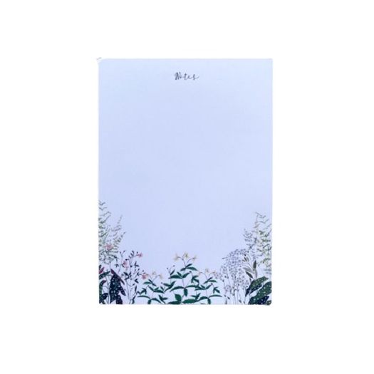bloco de notas begonia jardim