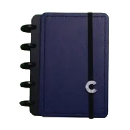 caderno inteligente pequeno dark blue 50 folhas inteligine
