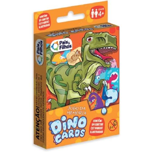 jogo da memória dinocards pais e filhos