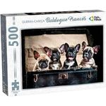 quebra-cabeça 500 peças buldogue francês quebra-cabeça 500 peças buldogue francês