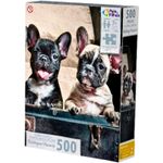 quebra-cabeça 500 peças buldogue francês quebra-cabeça 500 peças buldogue francês