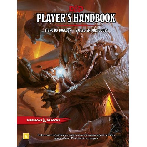 dungeons and dragons - players handbook livro do jogador português (wizards) - galapagos