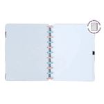 caderno inteligente 140 folhas grande arco-iris pastel linhas brancas special edition caderno inteligente 140 folhas grande arco-iris pastel linhas brancas special edition