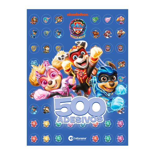 500 adesivos patrulha canina