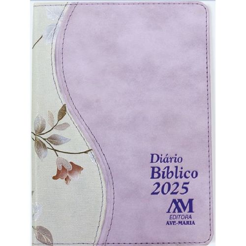 diario biblico 2025 - luxo lilas floral